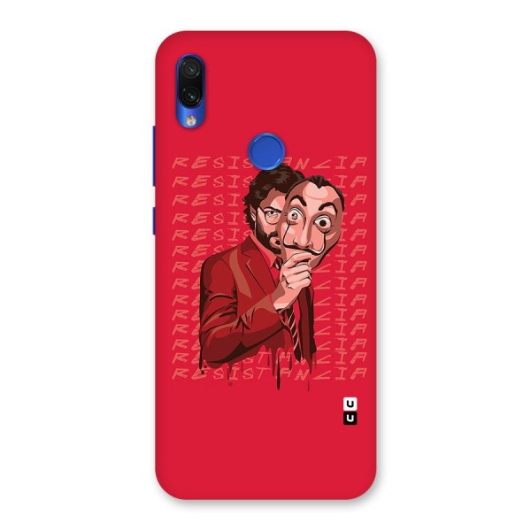 Resistancia Professor Art Back Case for Redmi Note 7S