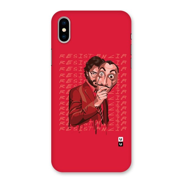 Resistancia Professor Art Back Case for iPhone X