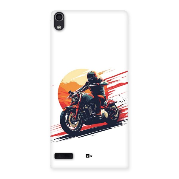 Retro Biker Back Case for Ascend P6