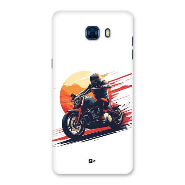 Retro Biker Back Case for Galaxy C7 Pro
