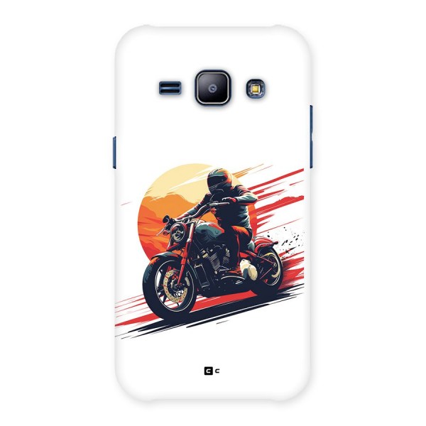 Retro Biker Back Case for Galaxy J1