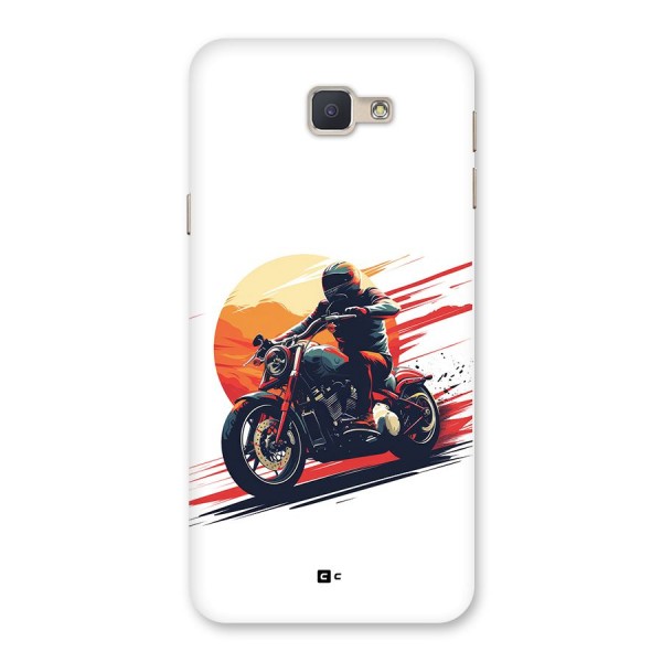 Retro Biker Back Case for Galaxy J5 Prime