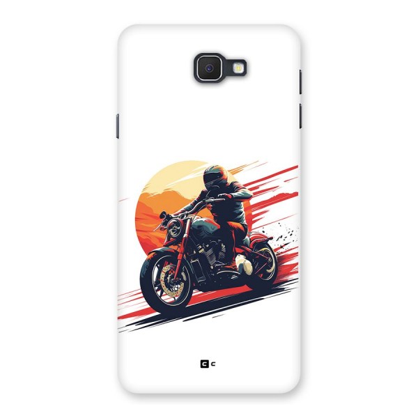 Retro Biker Back Case for Galaxy On7 2016