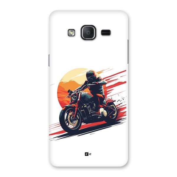 Retro Biker Back Case for Galaxy On7 Pro