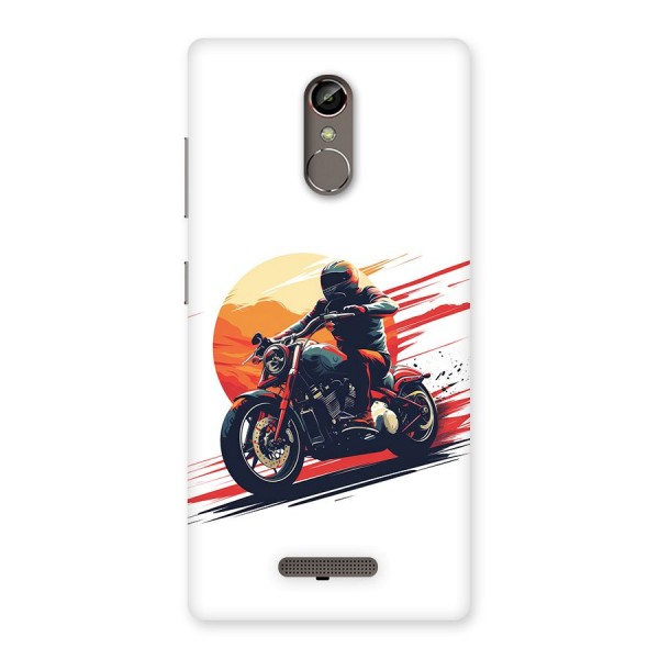 Retro Biker Back Case for Gionee S6s