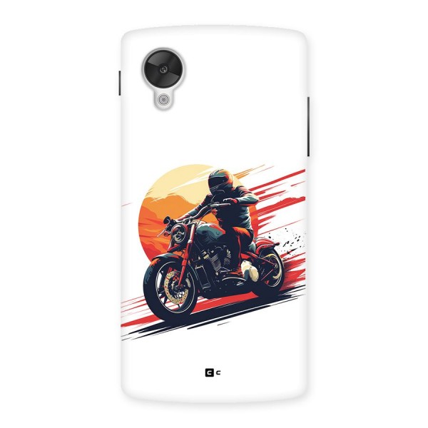 Retro Biker Back Case for Google Nexus 5