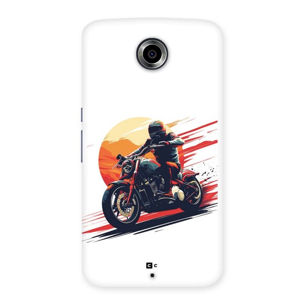 Retro Biker Back Case for Google Nexus 6