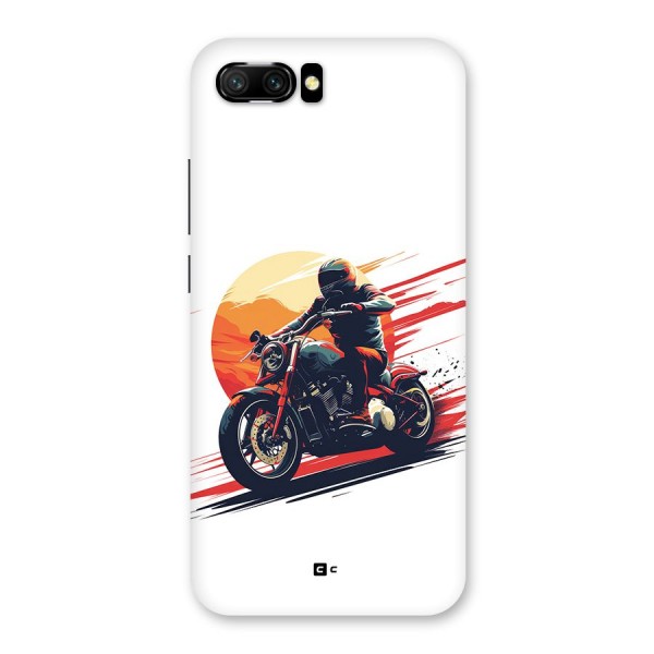 Retro Biker Back Case for Honor 10
