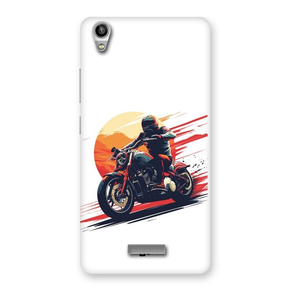Retro Biker Back Case for Lava Pixel V1