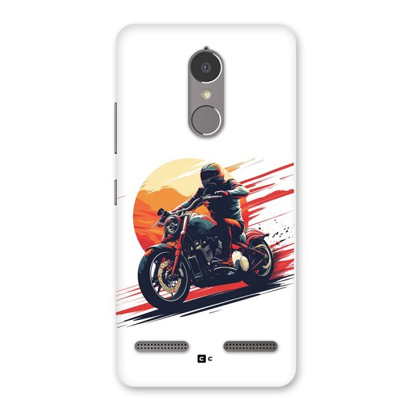 Retro Biker Back Case for Lenovo K6 Power