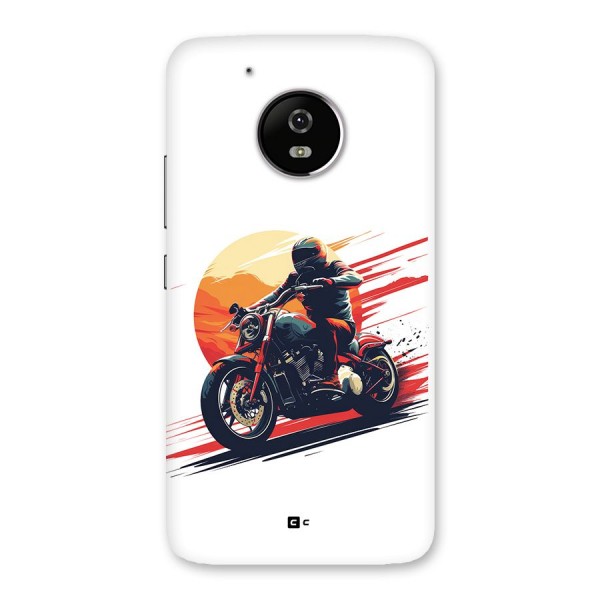 Retro Biker Back Case for Moto G5