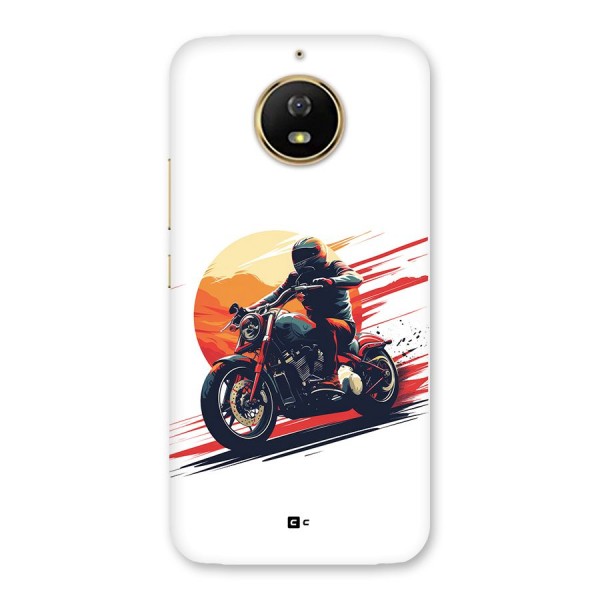 Retro Biker Back Case for Moto G5s