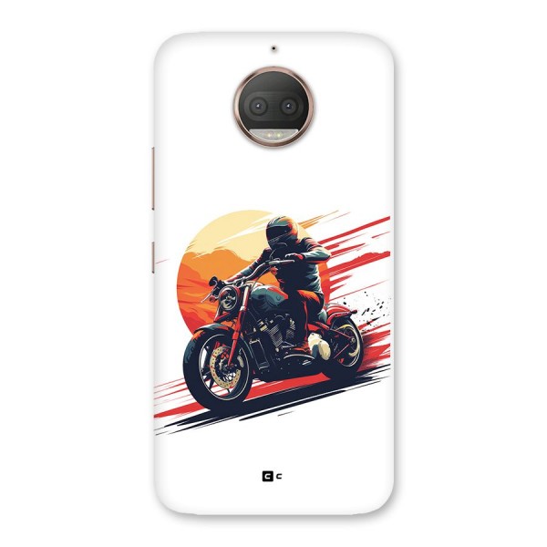 Retro Biker Back Case for Moto G5s Plus