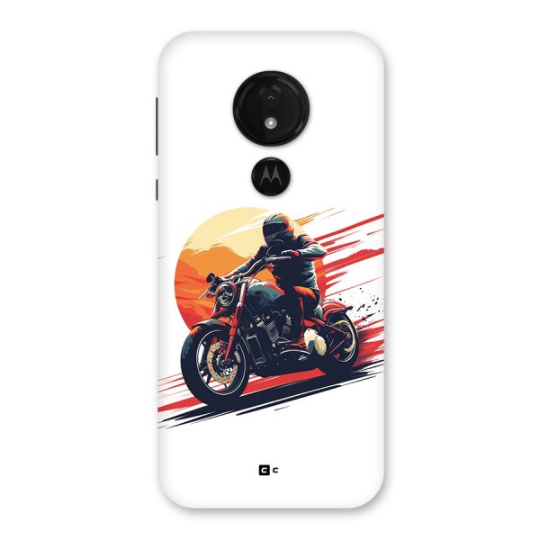 Retro Biker Back Case for Moto G7 Power