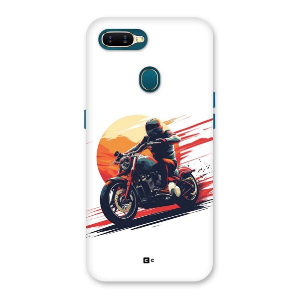 Retro Biker Back Case for Oppo A7