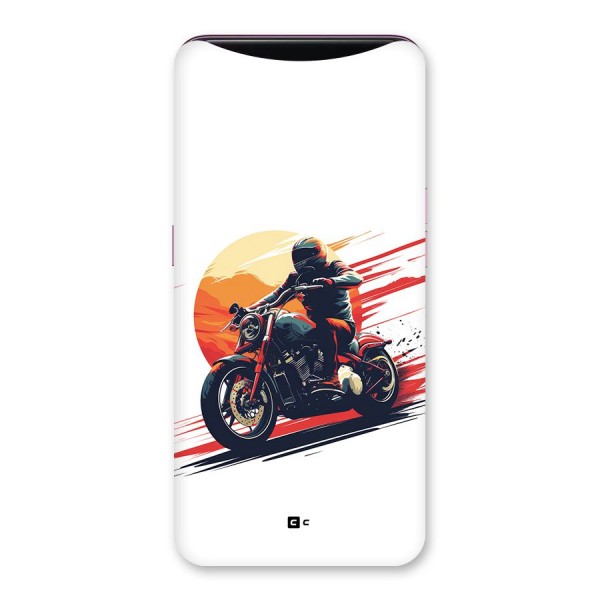 Retro Biker Back Case for Oppo Find X