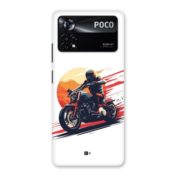 Retro Biker Back Case for Poco X4 Pro 5G