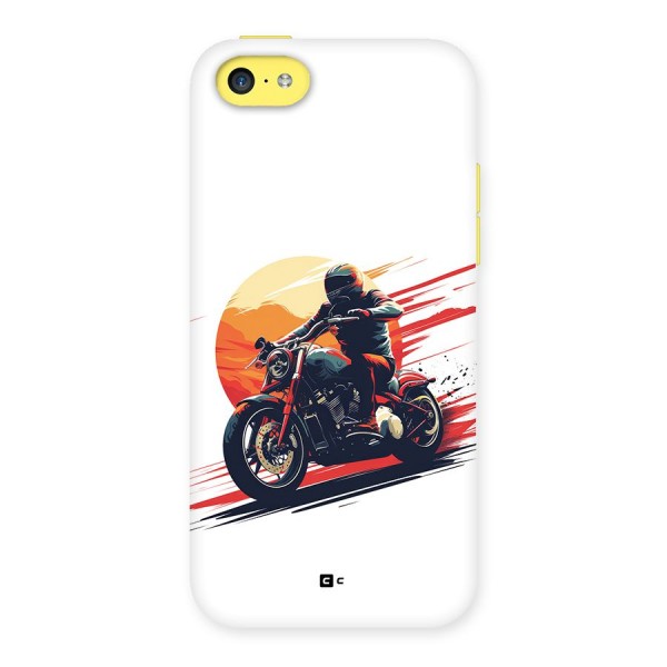 Retro Biker Back Case for iPhone 5C