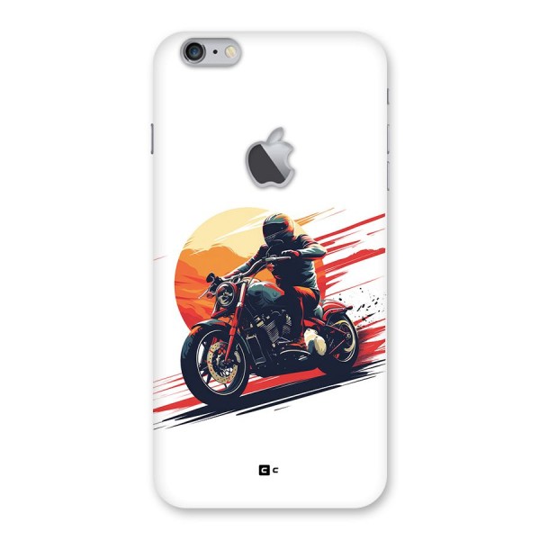 Retro Biker Back Case for iPhone 6 Plus 6S Plus Logo Cut