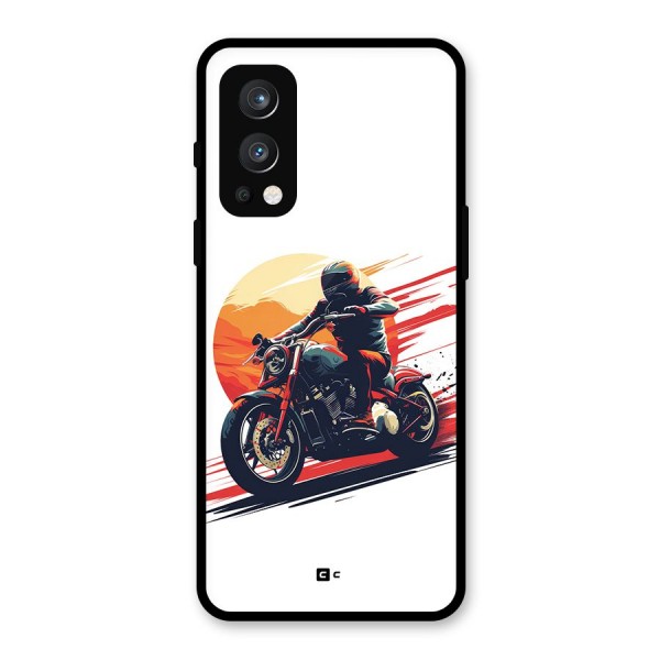 Retro Biker Glass Back Case for OnePlus Nord 2 5G