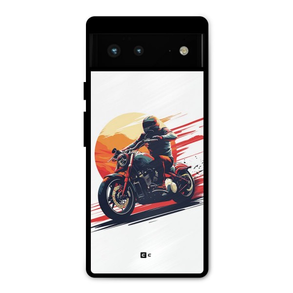 Retro Biker Metal Back Case for Google Pixel 6