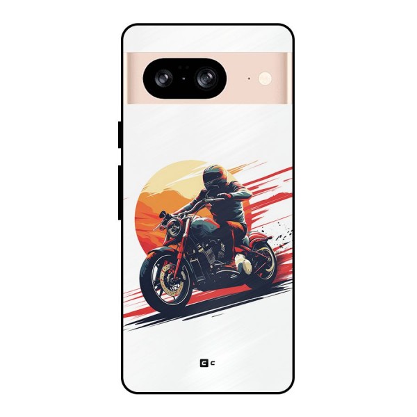 Retro Biker Metal Back Case for Google Pixel 8