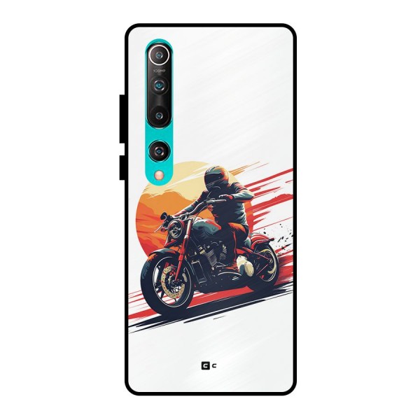 Retro Biker Metal Back Case for Mi 10