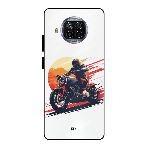 Retro Biker Metal Back Case for Mi 10i