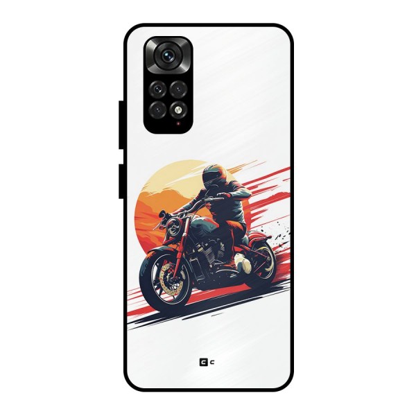 Retro Biker Metal Back Case for Redmi Note 11 Pro