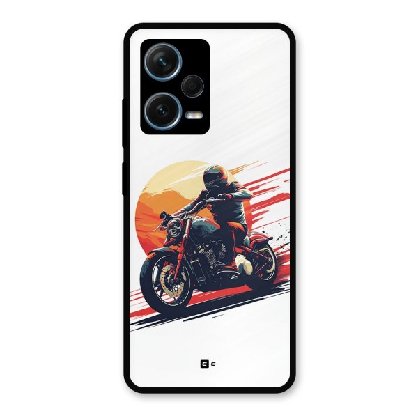 Retro Biker Metal Back Case for Redmi Note 12 Pro Plus 5G