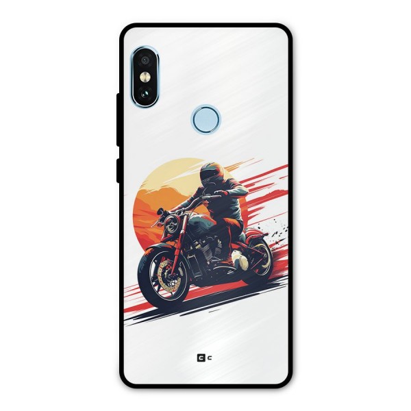 Retro Biker Metal Back Case for Redmi Note 5 Pro