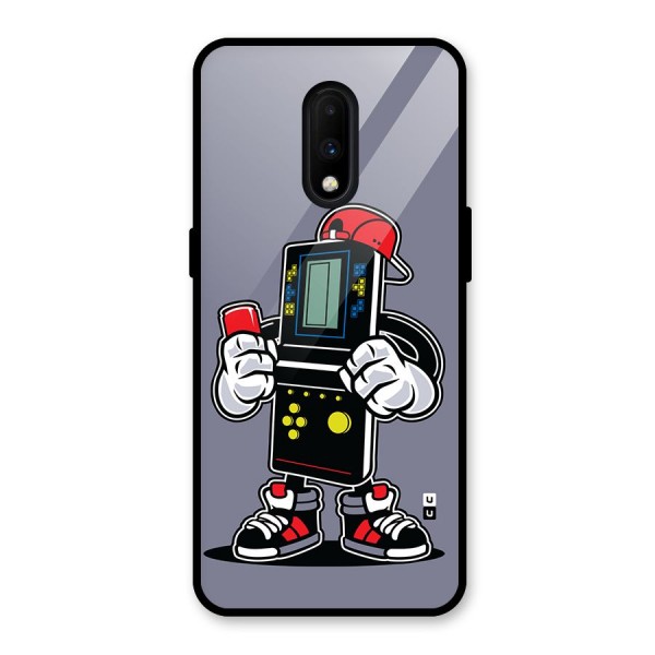 Retro Boy Glass Back Case for OnePlus 7