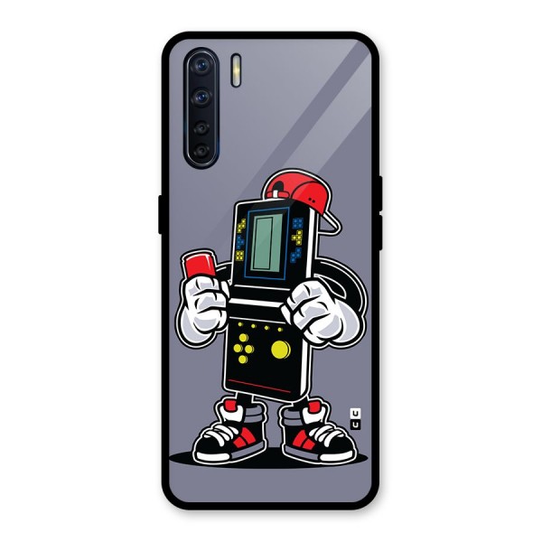 Retro Boy Glass Back Case for Oppo F15