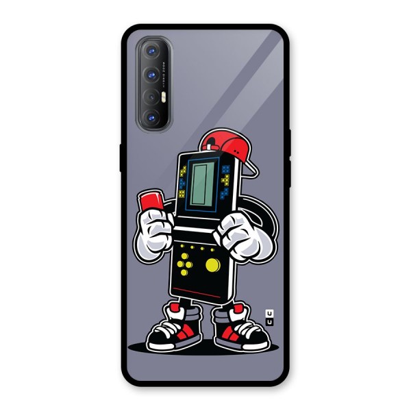 Retro Boy Glass Back Case for Oppo Reno3 Pro