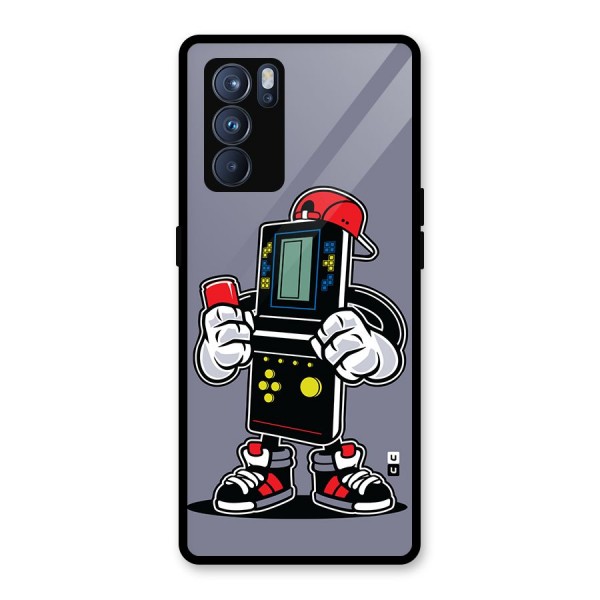 Retro Boy Glass Back Case for Oppo Reno6 Pro 5G