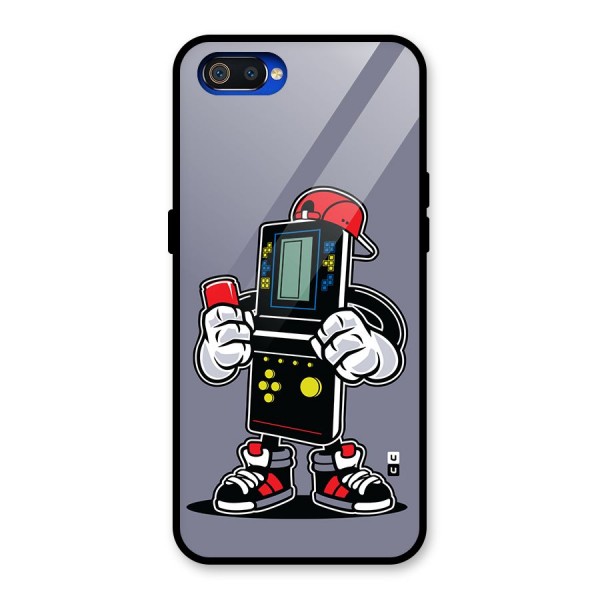 Retro Boy Glass Back Case for Realme C2