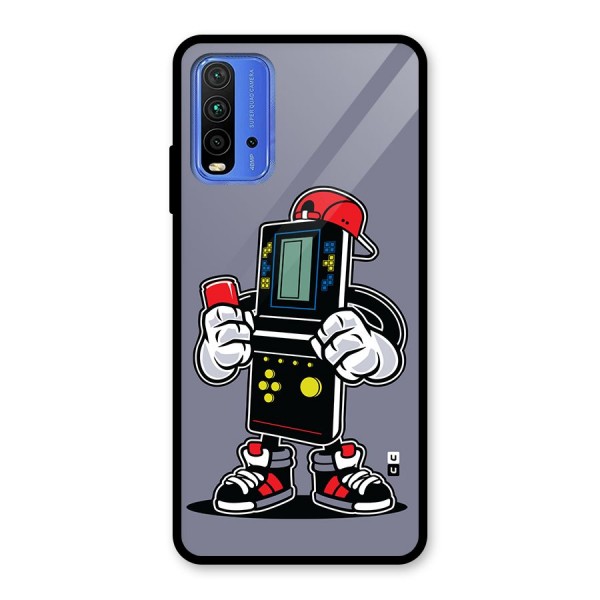 Retro Boy Glass Back Case for Redmi 9 Power