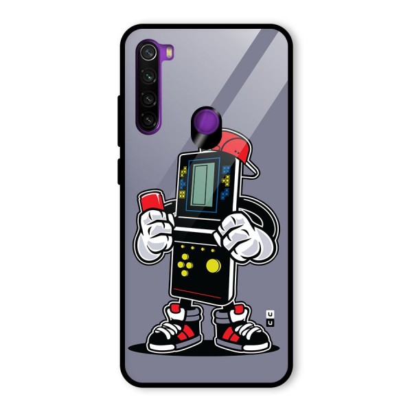 Retro Boy Glass Back Case for Redmi Note 8