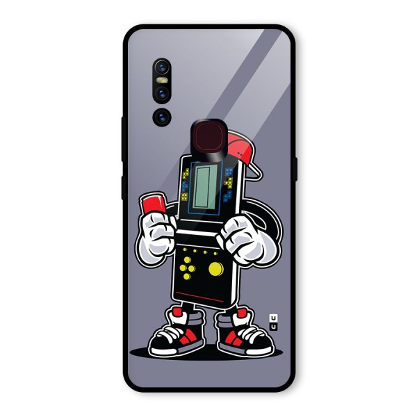 Retro Boy Glass Back Case for Vivo V15