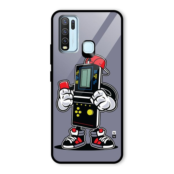 Retro Boy Glass Back Case for Vivo Y30