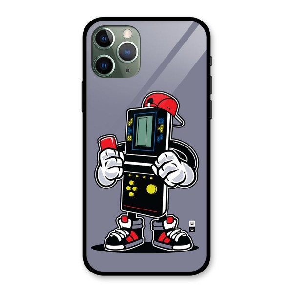 Retro Boy Glass Back Case for iPhone 11 Pro