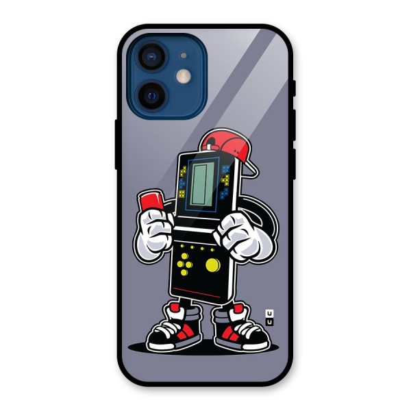 Retro Boy Glass Back Case for iPhone 12 Mini