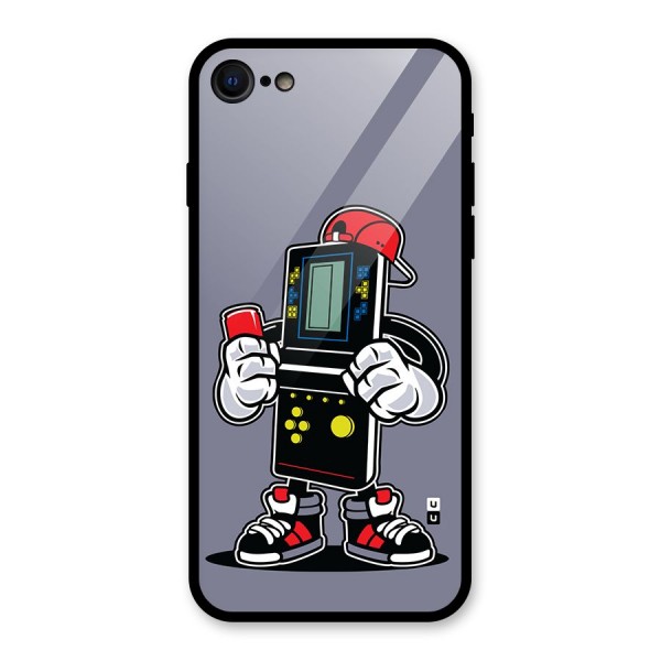 Retro Boy Glass Back Case for iPhone SE 2022