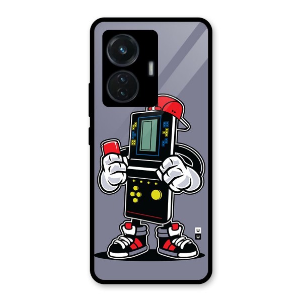 Retro Boy Glass Back Case for iQOO Z6 44W