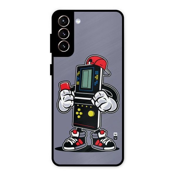 Retro Boy Metal Back Case for Galaxy S21 Plus