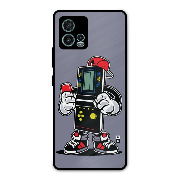 Retro Boy Metal Back Case for Moto G72