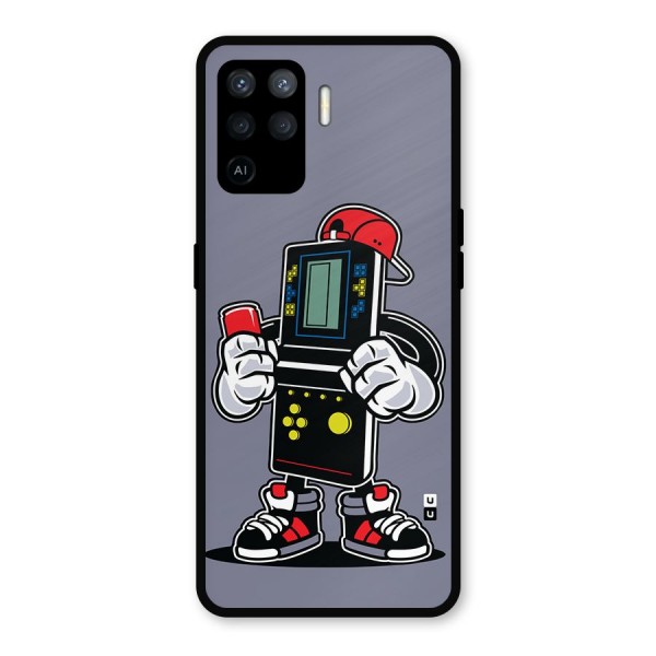 Retro Boy Metal Back Case for Oppo F19 Pro
