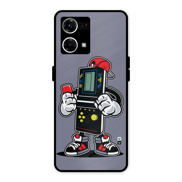 Retro Boy Metal Back Case for Oppo F21s Pro 4G