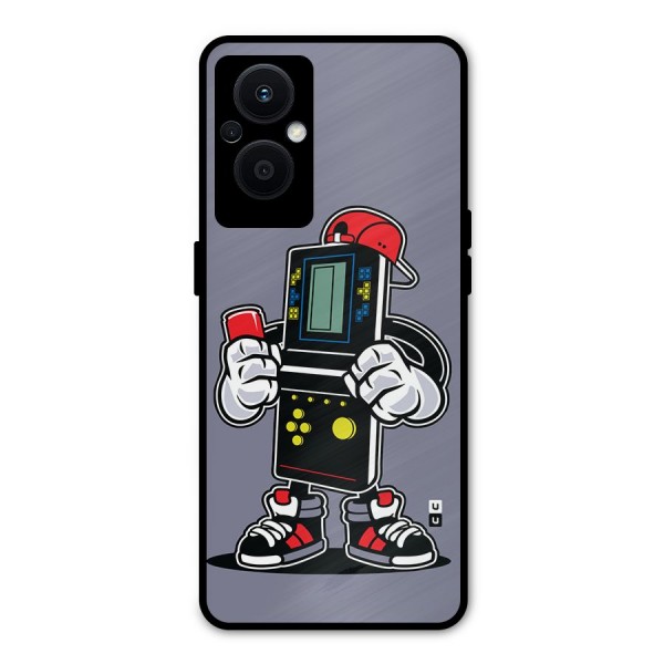 Retro Boy Metal Back Case for Oppo F21s Pro 5G