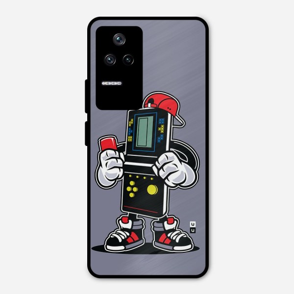 Retro Boy Metal Back Case for Poco F4 5G